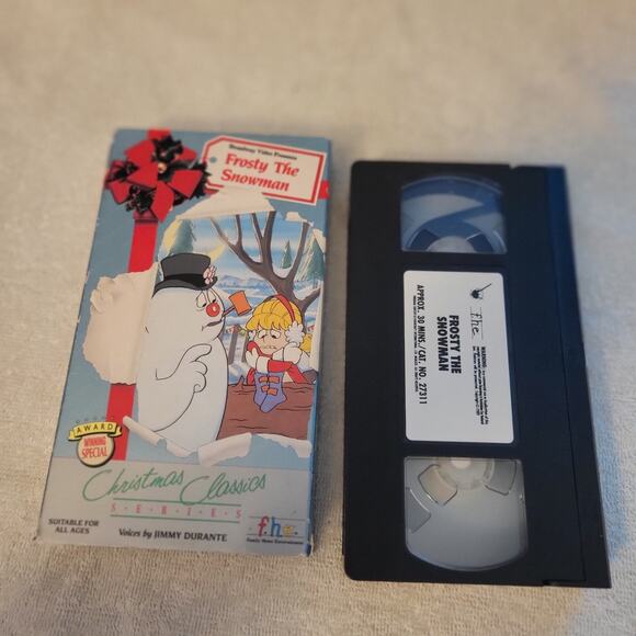 Frosty the Snowman 1989 & Frosty Returns 1992 -Christmas Cartoon Movie VHS set - Picture 4 of 6